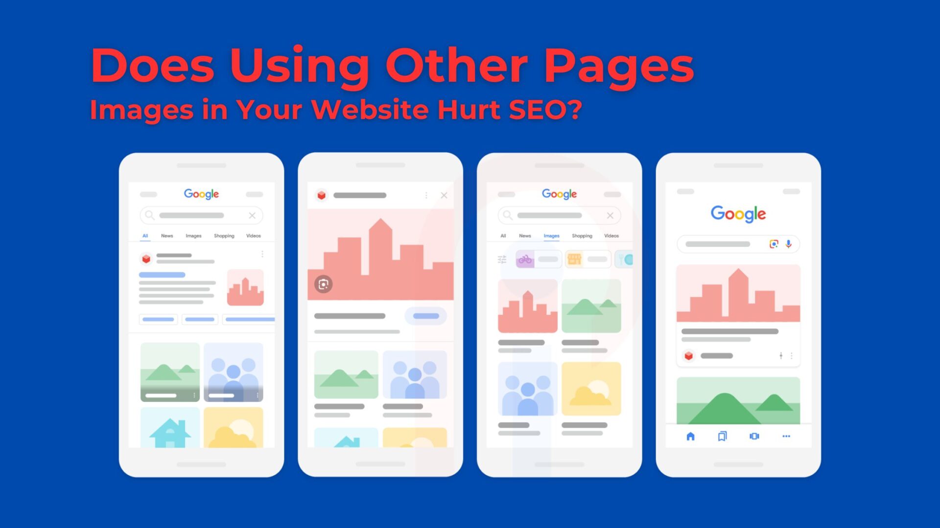 Does Using Other Pages Images in Your Website Hurt SEO?