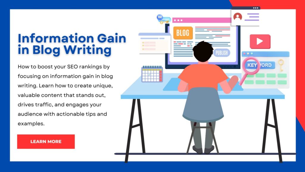 Information Gain in Blog Writing