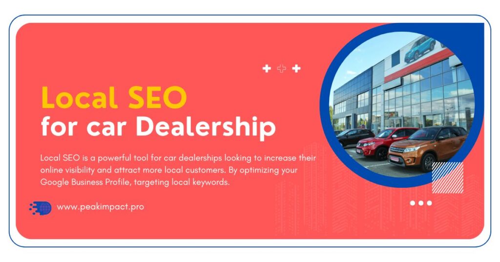 Local SEO for Car Dealerships